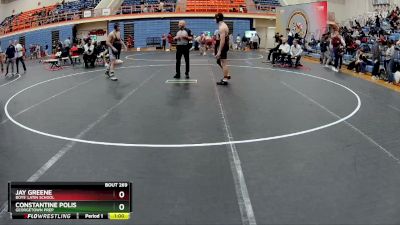 175 lbs Cons. Round 3 - Constantine Polis, Georgetown Prep vs Jay Greene, Boys` Latin School