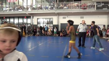 91 lbs Round Of 16 - Landon Brown, Rockmart Takedown Club vs Beau Dixon, Cambridge Bears Youth Wrestling