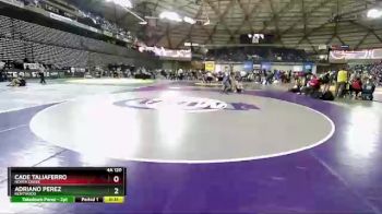 4A 120 lbs Cons. Round 2 - Adriano Perez, Kentwood vs Cade Taliaferro, North Creek
