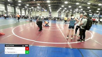 106 lbs Consi Of 8 #2 - Ethan Michaels, NJ vs Braedyn Tammarine, OH