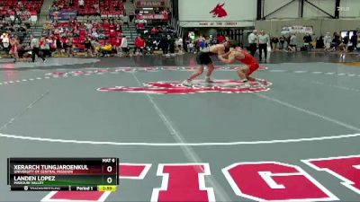 157 lbs Champ. Round 2 - Xerarch Tungjaroenkul, University Of Central Missouri vs Landen Lopez, Missouri Valley