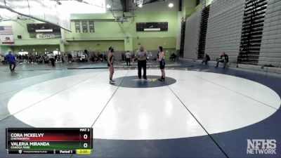 105 lbs Quarterfinal - Valeria Miranda, CANOGA PARK vs Cora McKelvy, CHATSWORTH