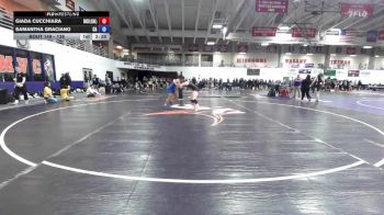 138 lbs Champ. Round 1 - Giada Cucchiara, Baker University vs Samantha Graciano, Carl Albert