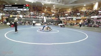 106 lbs Cons. Semi - Nate Eck, Garden Plain HS vs Waylon Courtois, Pomona-West Franklin HS