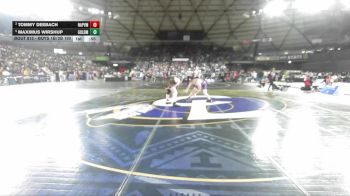 Boys 1B/2B 190 3rd Place Match - Maximus Wirshup, Goldendale vs Tommy Deebach, Napavine