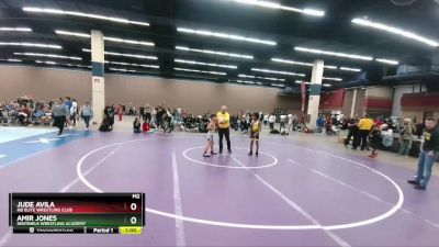 86 lbs Cons. Semi - Jude Avila, NB Elite Wrestling Club vs Amir Jones, Sentinels Wrestling Academy