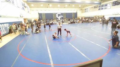 85 lbs Round 3 - Dylan Messiha, Monster Garage Wrestling Club vs James Goff, Costa Mesa