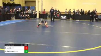 60 lbs Quarterfinal - Gavin Lamb, West Allegheny vs Adam Bachmann, Council Rock