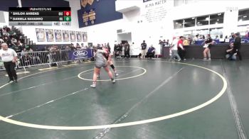 135 lbs Champ. Round 1 - Shiloh Ahrens, Beckman vs Daniela Navarro, Hillcrest