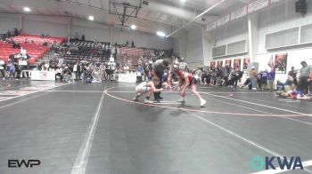 90 lbs 3rd Place - Cole Richardson, Barnsdall Youth Wrestling vs Crew Card, Tulsa Blue T Panthers