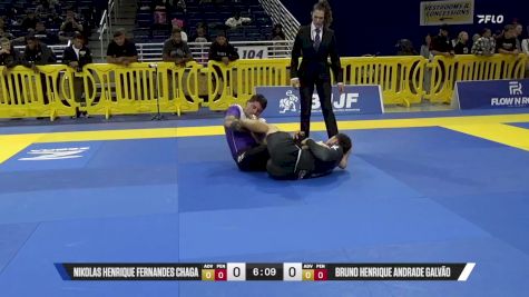 Bruno Henrique Andrade Galvão vs Nikolas Henrique Fernandes Chaga 2025 Pan IBJJF Jiu-Jitsu No-Gi Championship