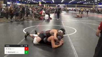 Match - Andre Cruz, Westside Wrestling Club vs Trenton Blomquist, Yuma Top Team