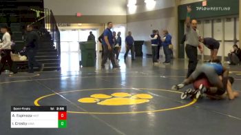 Semifinal - Anthony Espinoza, Hastings (Neb.) vs Isaiah Crosby, Iowa Western Community College