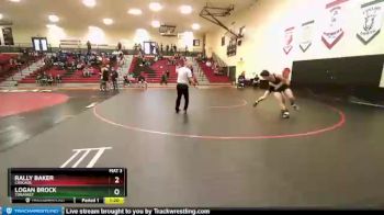 152 lbs Champ. Round 1 - Logan Brock, Tonasket vs Rally Baker, Cascade