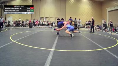 175 lbs Round Of 16 - Shane Struthers Jr, Clovis vs Beau Chartrand, Coast Regional Training Center