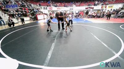 43 lbs Consi Of 8 #2 - Baker Hyso, Jay Wrestling Club vs Angel Roshto, Miami
