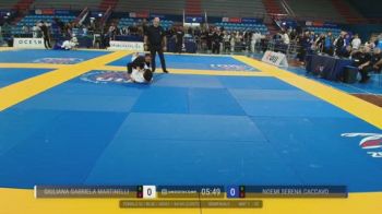 Giuliana Gabriela Martinelli vs Noemi Serena Caccavo 2026 UIJJ ADRIATICO BJJ CUP