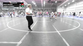 100 lbs Semifinal - Hailey Delgado, SheKong vs Cassidy O`Connell, Team RJN Green