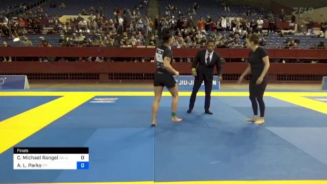 Carly Michael Rangel vs April L. Parks 2024 Pan IBJJF Jiu-Jitsu No-Gi Championship