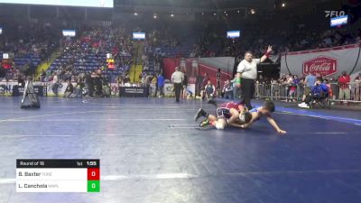 85 lbs Round Of 16 - Bronsyn Baxter, Forest Hills vs Landon Canchola, Maplewood