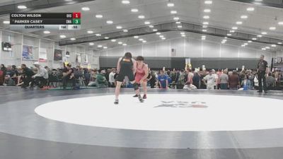 157 lbs Quarters - Parker Casey, Sebolt Wrestling Academy vs Colton Wilson, Ozark High School