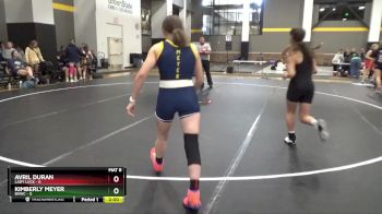 106 lbs Semis (4 Team) - Avril Duran, Lady Luck vs Kimberly Meyer, BVWC