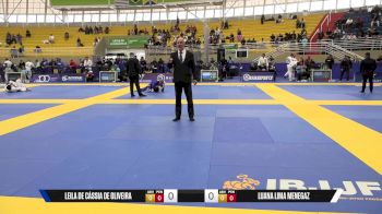 Luana Lima Menegaz vs Leila De Cássia De Oliveira 2025 Brasileiro Jiu-Jitsu IBJJF