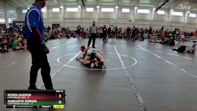 110 lbs Finals (8 Team) - Nabhanya Dhiman, Contenders WA Blue vs Ayden Hudson, Lake/Armory Red