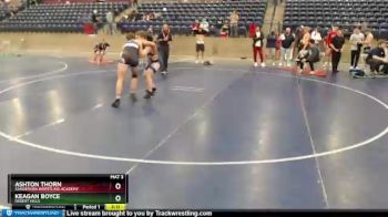 160 lbs 5th Place Match - Ashton Thorn, Sanderson Wrestling Academy vs Keagan Boyce, Desert Hills