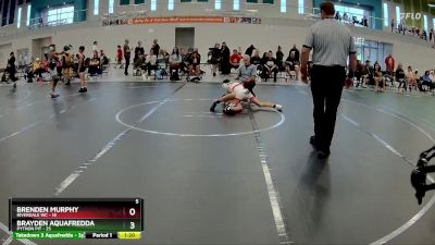 80 lbs Round 5 (6 Team) - Brayden Aquafredda, Python Pit vs Brenden Murphy, Riverdale WC