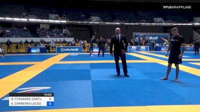 ORLANDO FERNANDO CASTILLO ANDAVI vs ALEJANDRO CARRERAS LECOQ 2019 World IBJJF Jiu-Jitsu No-Gi Championship