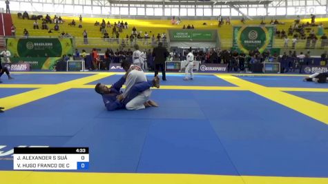 JAN ALEXANDER S SUÁREZ ORTIZ vs VICTOR HUGO FRANCO DE CARVALHO L 2023 Brasileiro Jiu-Jitsu IBJJF