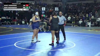 235 lbs Consi Of 16 #1 - Nancy Hernandez, Hiram Johnson (SJ) vs Keiry Mazariegos, Birmingham (LA)