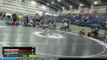 83 lbs Quarters & Wb (16 Team) - Jaxten Bowler, Utah Gold vs Tanner Brumble, Warriors Of Christ
