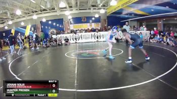 132 lbs Semifinal - Jovani Solis, Gladiator Wrestling Club vs Hunter Prosen, Camden