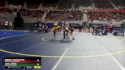 145 lbs Cons. Semi - Sienna Whitington, Arizona College Prep vs Syria Smith, Barry Goldwater