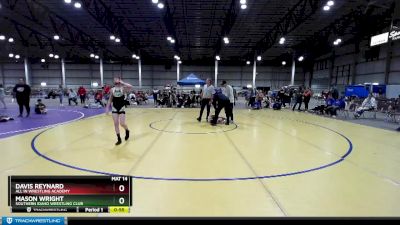 90 lbs Cons. Round 6 - Davis Reynard, All In Wrestling Academy vs Mason Wright, Southern Idaho Wrestling Club