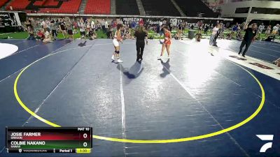 130 lbs Cons. Round 3 - Colbie Nakano, Hawaii vs Josie Farmer, Oregon