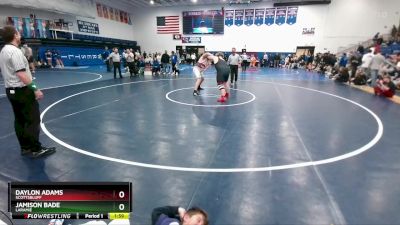 285 lbs 1st Place Match - Daylon Adams, Scottsbluff vs Jamison Bade, Laramie