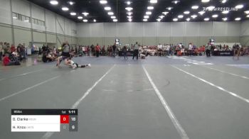 95 lbs Rr Rnd 2 - Dj Clarke, Roundtree Wrestling Academy 14U vs Hunter Knox, Untouchables 14U