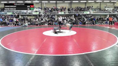 120 lbs Semifinal - Lukas Boxley, Ledyard vs Peter Rincan, Billerica