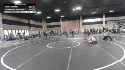 83 lbs Consi Of 8 #2 - Uriah Barabin, Grindhouse WC vs Lyon Peleholani-Gonzalez, Flow Academy HI