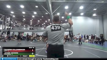 106 lbs Round 4 (10 Team) - Jayden Jackson, Luchadores vs Thunder Sollenberger, D3TC