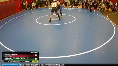 144 lbs Cons. Round 4 - Josiah-Lee Sur-Castillo, Green Valley vs Joshua Mata, Palo Verde