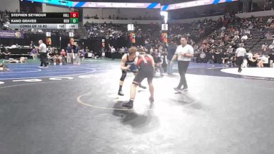 165 lbs Consi Of 16 #2 - Stephen Seymour, Hollister (CC) vs Kano Graves, Bishop Union (CS)