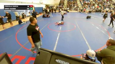 49 lbs Round 2 - Emma Hauser, Southwest Stallions WC vs Priscilla Garcia, Reign WC