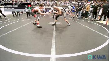 132 lbs Consi Of 4 - Barrett Johnson, Pauls Valley Wrestling Club vs Max Morgan, MARLOW OUTLAWS JH