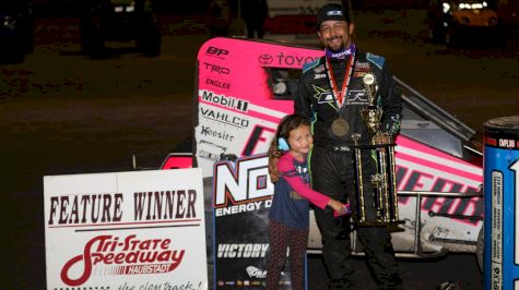 T-Mez Wins First USAC Midget Race at Harvest Cup