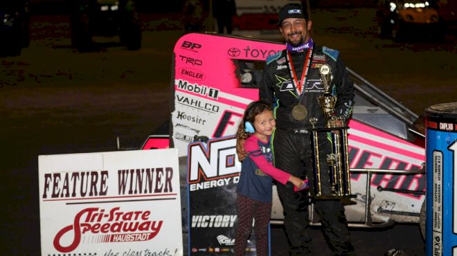 T-Mez Wins First USAC Midget Race at Harvest Cup