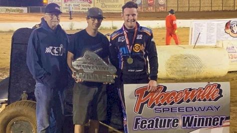 Farmer Storms to First USAC WS Midget Win at Placerville